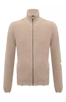 Кардиган из хлопка и шерсти A Paper Kid