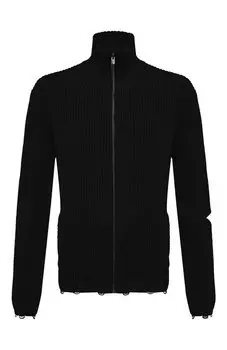 Кардиган из хлопка и шерсти A Paper Kid