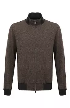 Кардиган из хлопка и шерсти Andrea Campagna