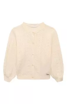 Кардиган из хлопка и шерсти Chlo