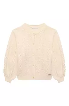 Кардиган из хлопка и шерсти Chlo