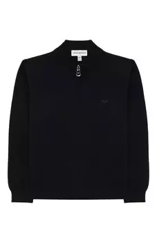 Кардиган из хлопка и шерсти Emporio Armani