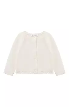 Кардиган из хлопка и шерсти Tartine Et Chocolat