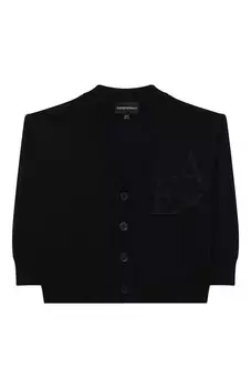 Кардиган из хлопка и вискозы Emporio Armani
