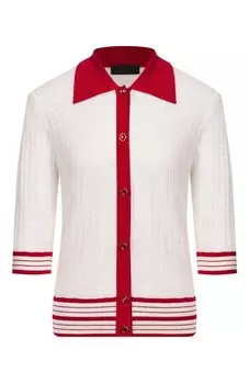 Кардиган из хлопка и вискозы Liu Jo