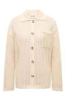 Кардиган из хлопка и вискозы Nanushka