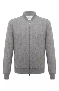 Кардиган из кашемира и хлопка Brunello Cucinelli