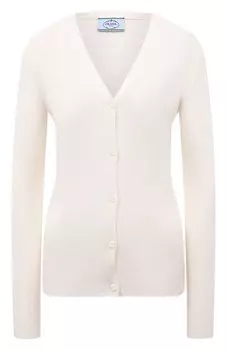 Кардиган из кашемира и шелка Prada