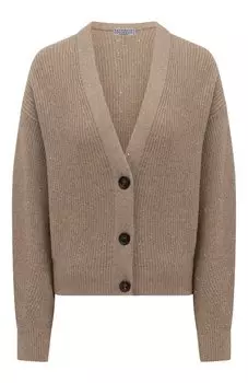 Кардиган из кашемира и шерсти Brunello Cucinelli