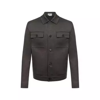 Кардиган из шелка и льна Brioni