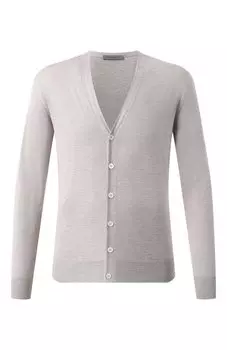 Кардиган из шелка и льна Corneliani