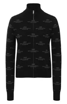 Кардиган из шерсти и хлопка Balenciaga