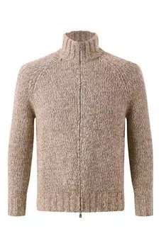 Кардиган из шерсти и хлопка Brunello Cucinelli