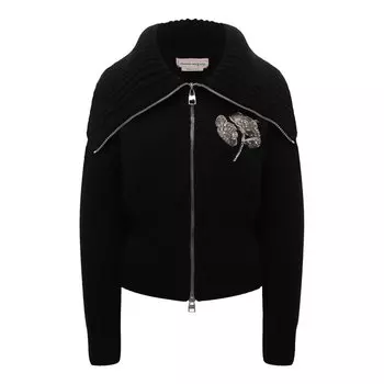 Кардиган из шерсти и кашемира Alexander McQueen