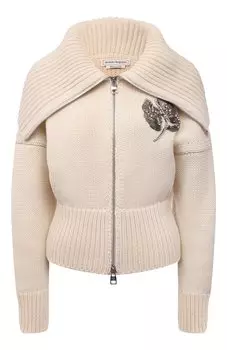 Кардиган из шерсти и кашемира Alexander McQueen