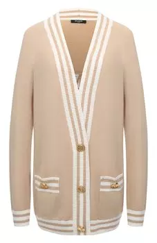Кардиган из шерсти и кашемира Balmain