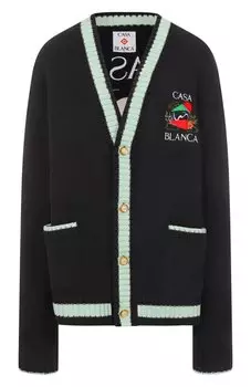 Кардиган из шерсти и кашемира Casablanca