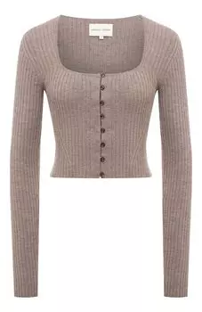 Кардиган из шерсти и кашемира Loulou Studio