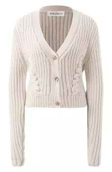 Кардиган из шерсти и кашемира Nina Ricci