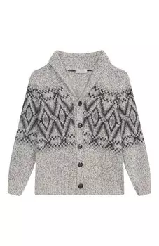 Кардиган из шерсти и шелка Brunello Cucinelli