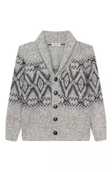 Кардиган из шерсти и шелка Brunello Cucinelli