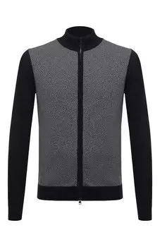 Кардиган из шерсти и шелка Luigi Borrelli