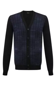 Кардиган из шерсти и шелка Zilli