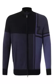 Кардиган из шерсти и шелка Zilli