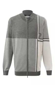 Кардиган из шерсти и шелка Zilli