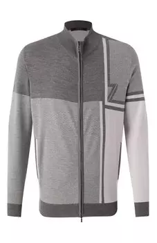 Кардиган из шерсти и шелка Zilli