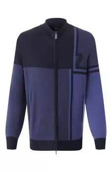 Кардиган из шерсти и шелка Zilli