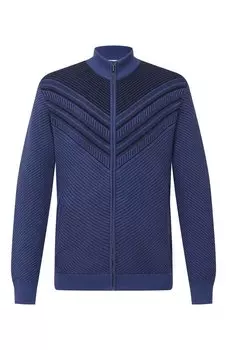 Кардиган из шерсти и шелка Zilli Sport