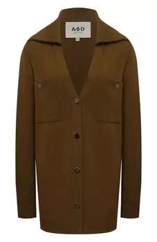 Кардиган из шерсти и вискозы AND the brand