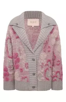 Кардиган из шерсти и вискозы AND the brand