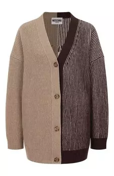 Кардиган из шерсти и вискозы M05CH1NO Jeans