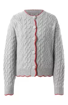 Кардиган из шерсти и вискозы MC2 Saint Barth