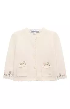 Кардиган из шерсти и вискозы Tartine Et Chocolat