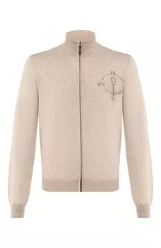 Кардиган из смеси льна и хлопка Brioni