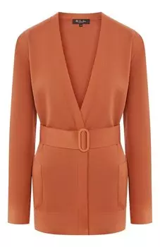 Кардиган из смеси шелка и хлопка Loro Piana