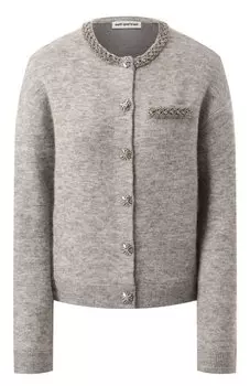 Кардиган из вискозы и шерсти self-portrait