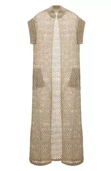 Кардиган изо льна и шелка Brunello Cucinelli