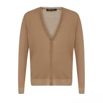 Кардиган на пуговицах из смеси шелка и льна Loro Piana