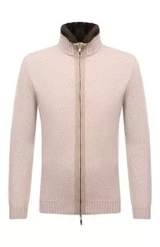 Кардиган с меховой отделкой воротника Andrea Campagna