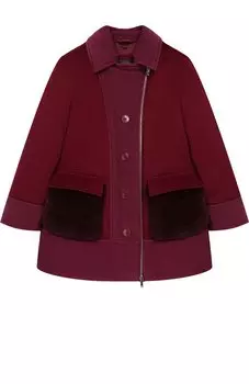 Кашемировая куртка на молнии с меховой отделкой Loro Piana