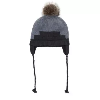 Кашемировая шапка с меховым помпоном Loro Piana