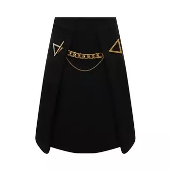 Кашемировая юбка Bottega Veneta