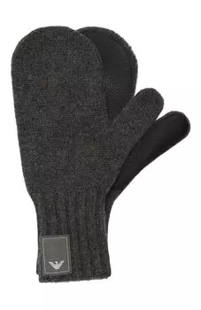 Кашемировые варежки Emporio Armani