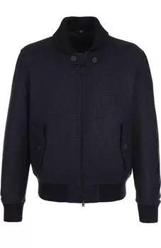 Кашемировый бомбер на молнии с воротником-стойкой Brioni