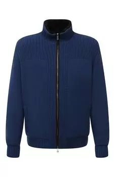 Кашемировый бомбер с меховой подкладкой Fioroni