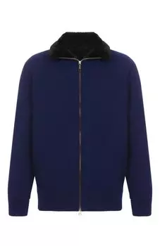 Кашемировый бомбер с меховой подкладкой Kangra